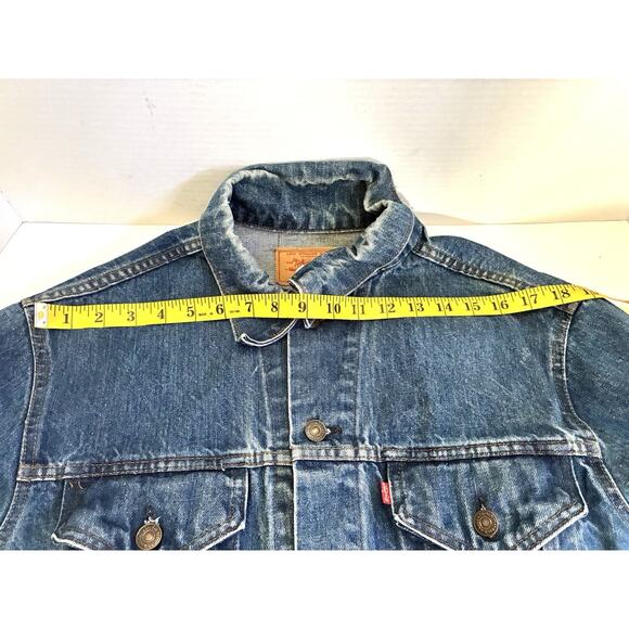 Levi’s 506-0217 Type III Trucker Jacket 1970s USA little e Sz 46 - Picture 14 of 16